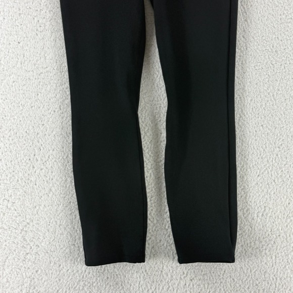 Spanx The Perfect Black Ponte Ankle Pants Womens Small Pull On Stretch High-Rise - Picture 2 of 16